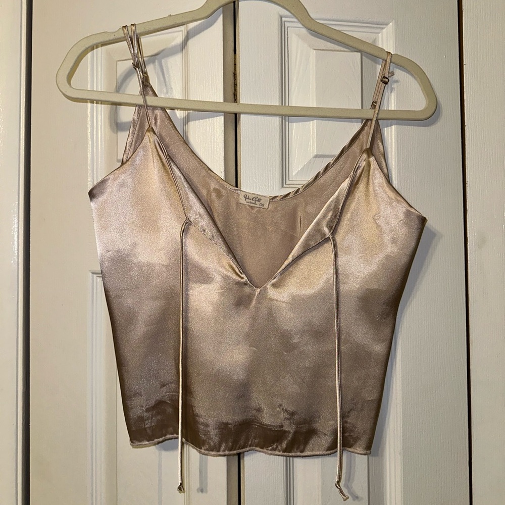 Brandy Melville silk top